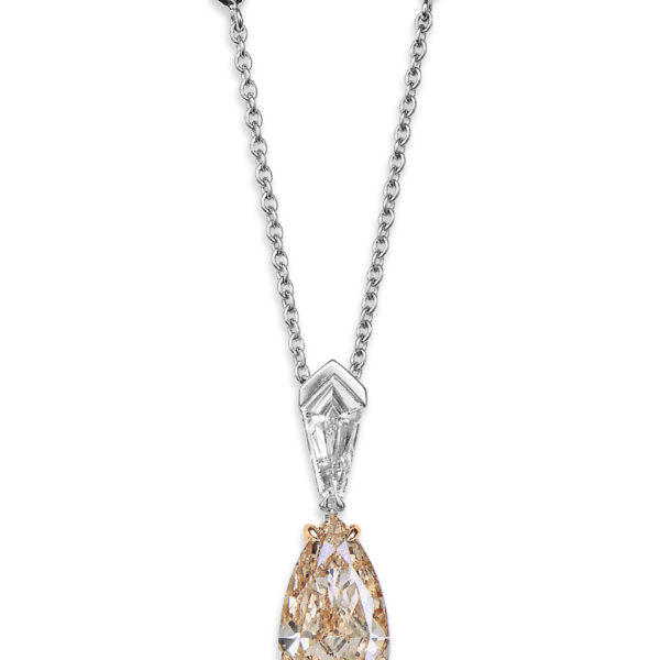 Fancy Orange Diamond Pendant